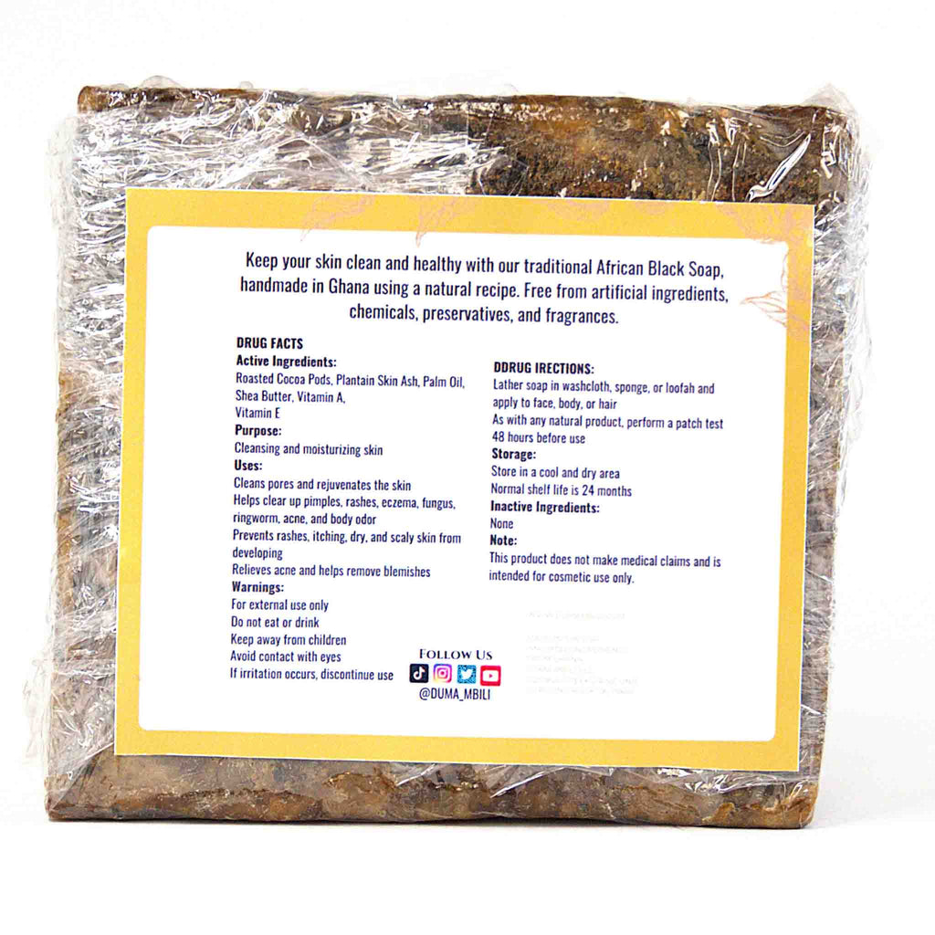 Authentic African Black Soap | Organic Skincare for Clear & Glowing Skin - HERS