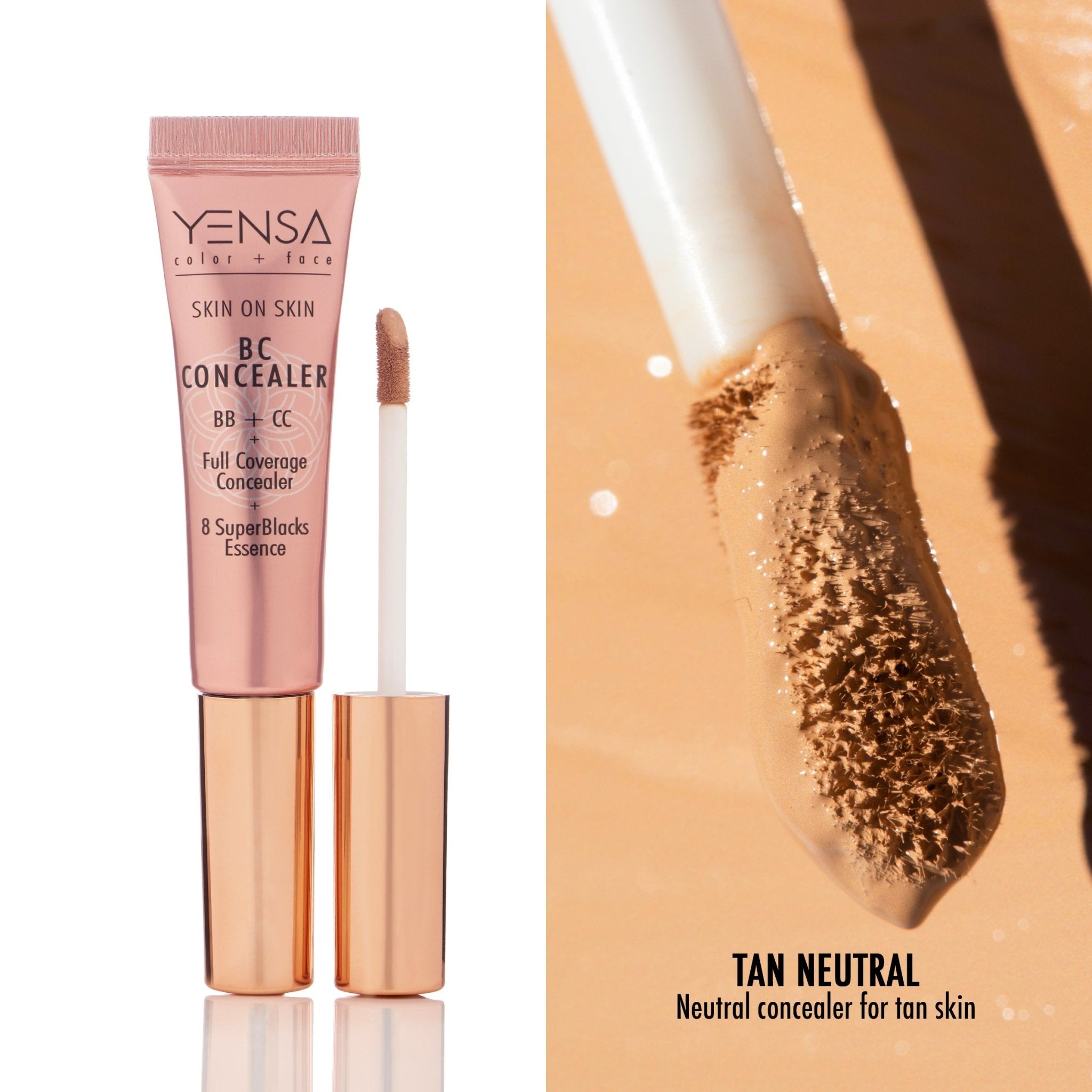 Skin On Skin BB + CC Full Coverage Hyaluronic Serum Concealer - HERS