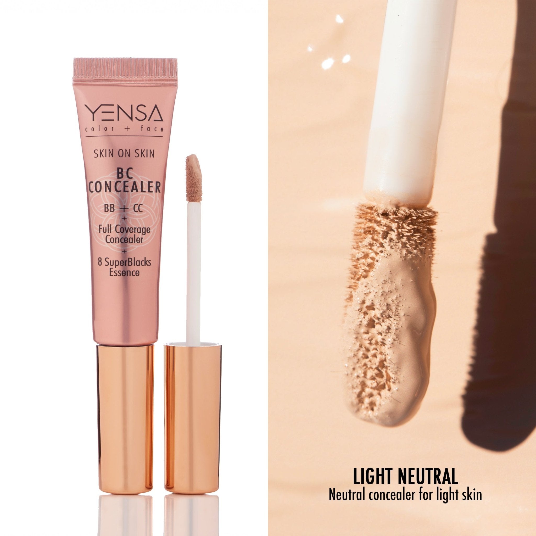 Skin On Skin BB + CC Full Coverage Hyaluronic Serum Concealer - HERS