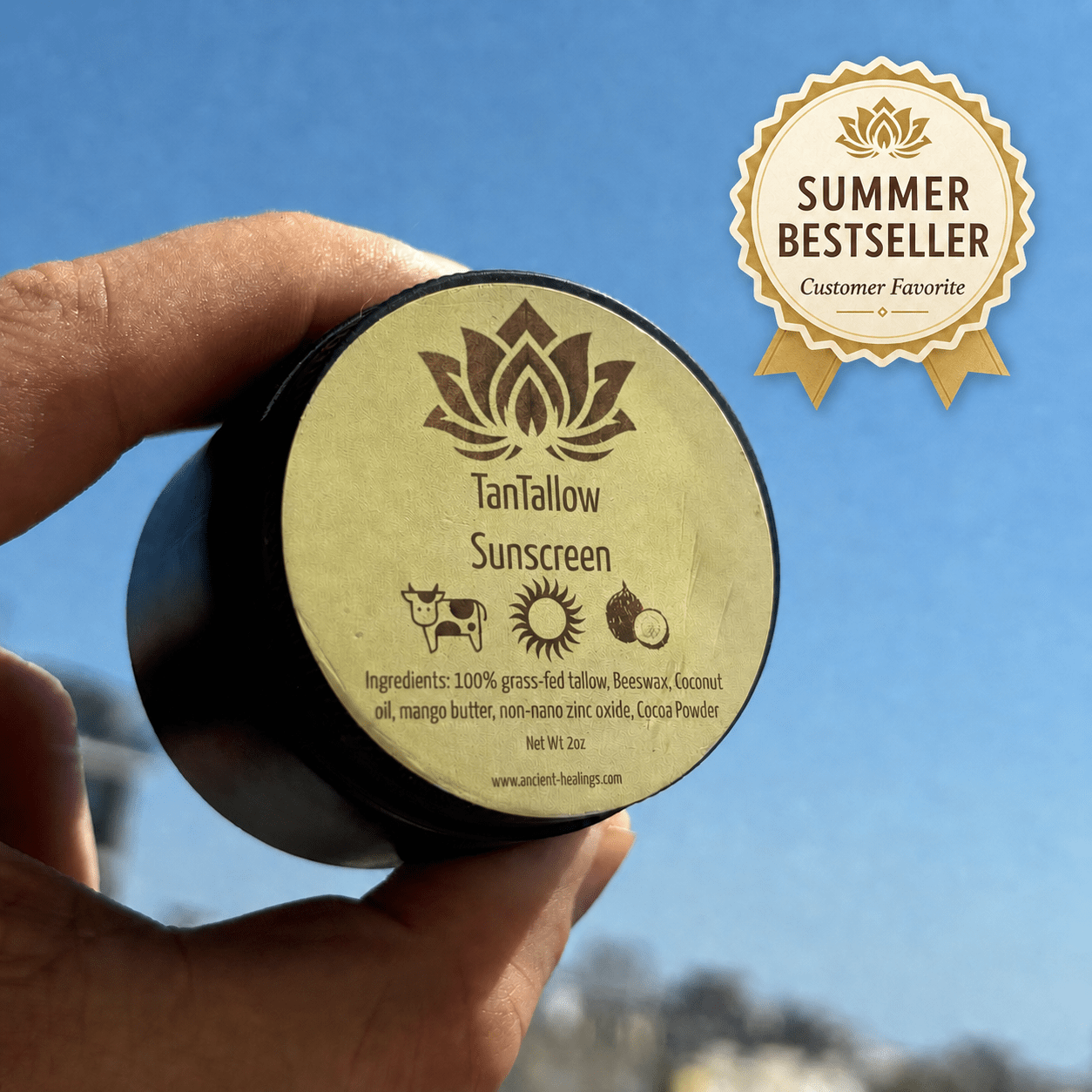 TanTallow Mineral Sunscreen - HERS
